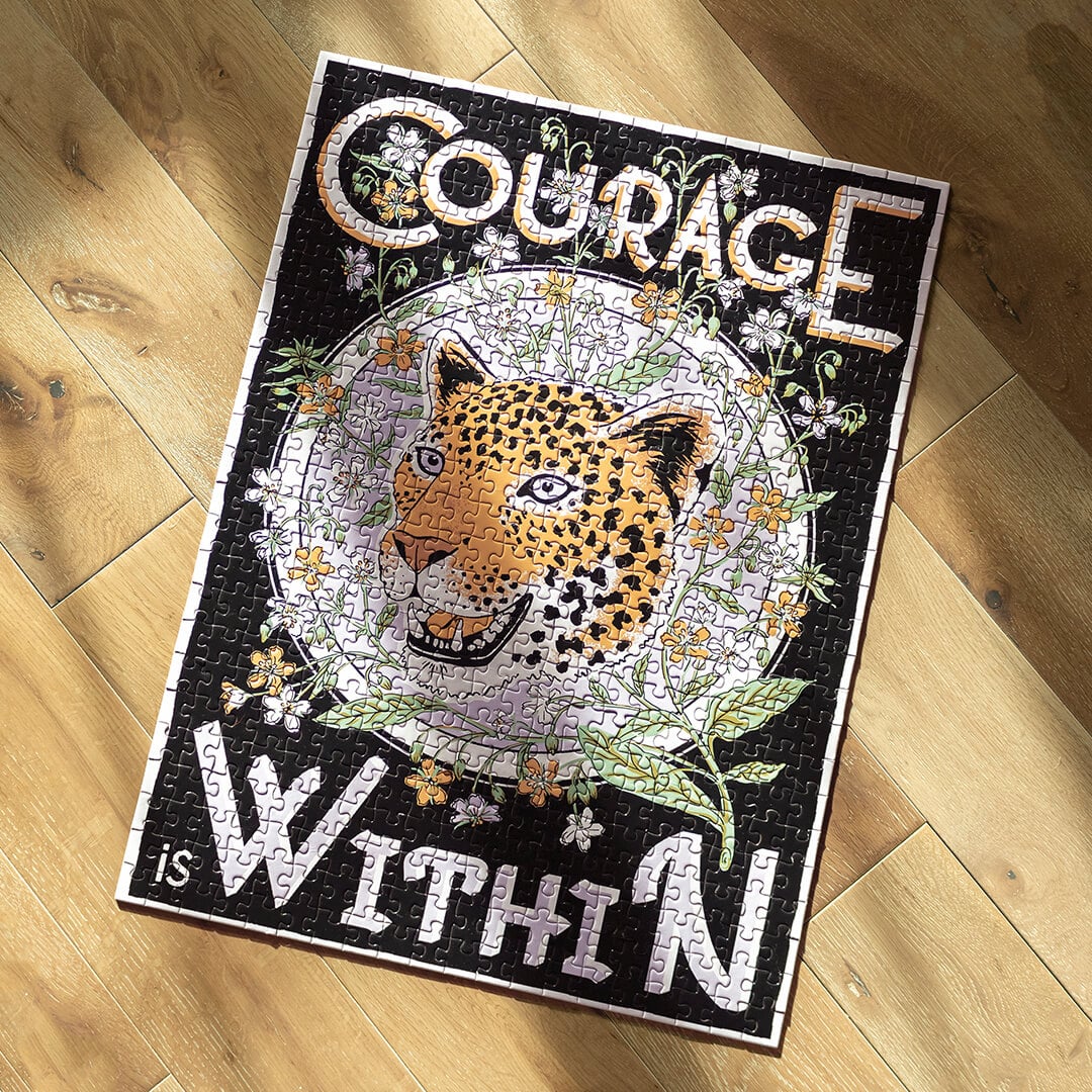 Print Club London x Luckies Courage Is Within Puzzle 500 Pieces