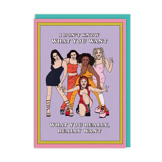 Wannabe Spice Girls Card