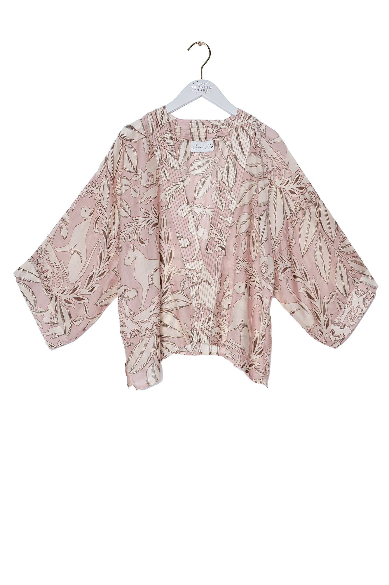 Sphinx Pink Kimono  - One Hundred Stars