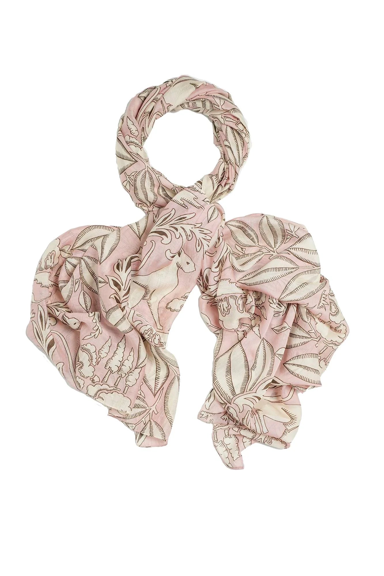 Sphinx Pink Scarf - One Hundred Stars