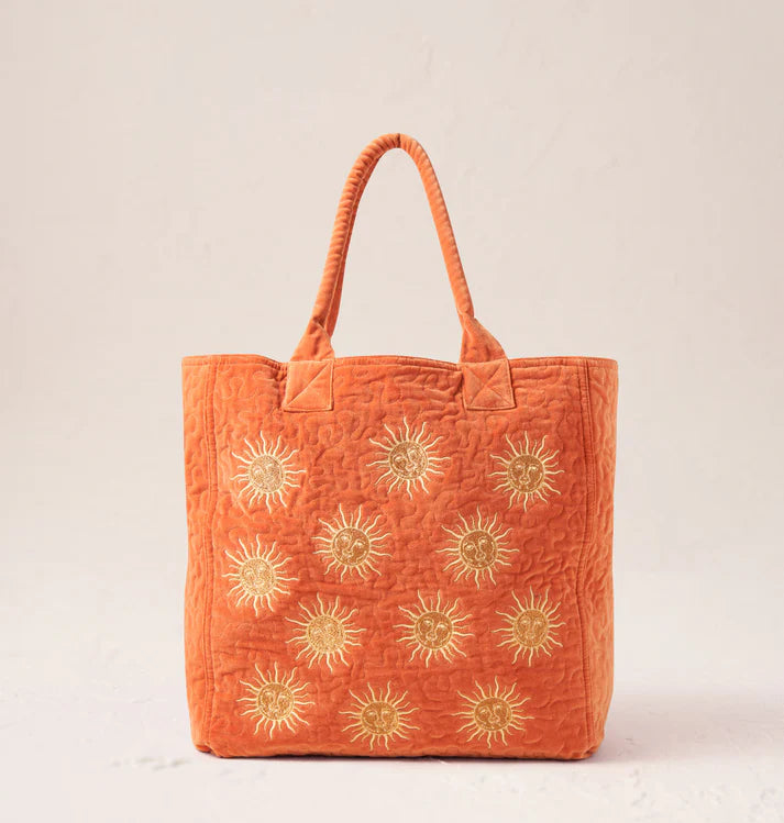 Elizabeth Scarlett Sun Goddess Tote - Rust