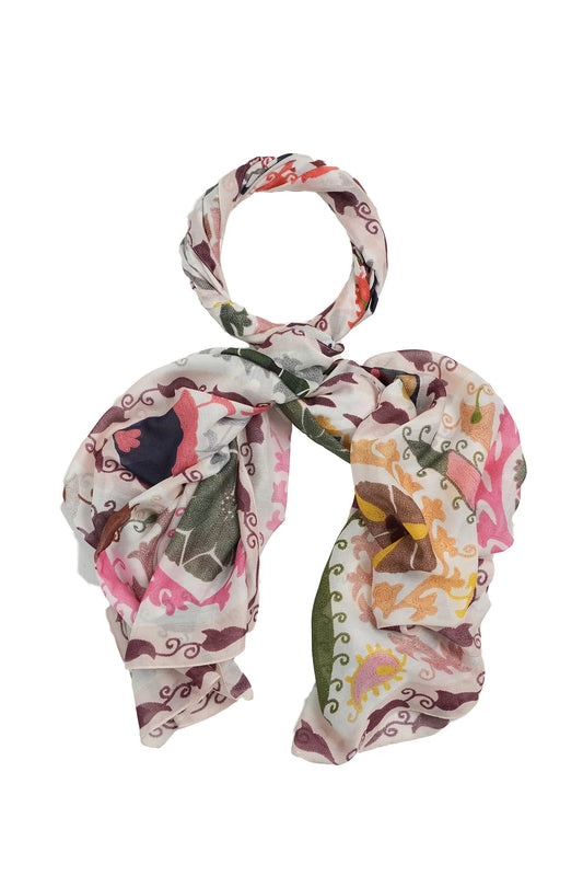 Susani Pink Scarf - One Hundred Stars