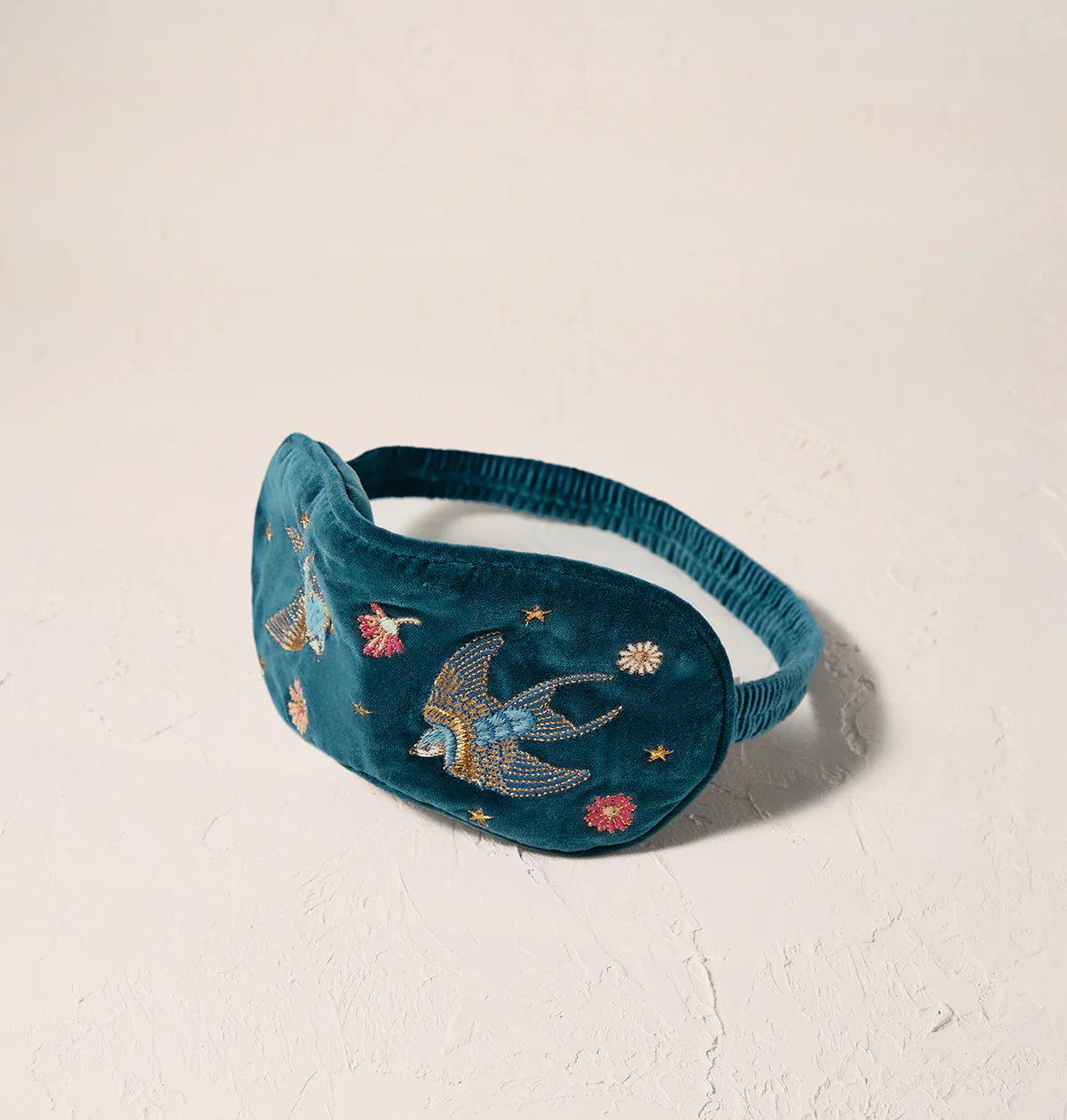 Elizabeth Scarlett Swallow Eye Mask - Rich Blue