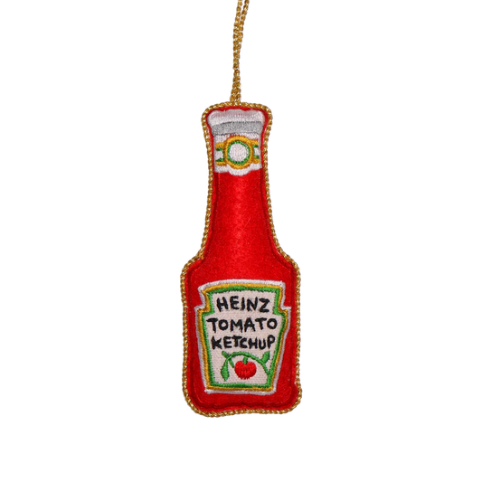 Heinz Tomato Ketchup Embroidered Decoration