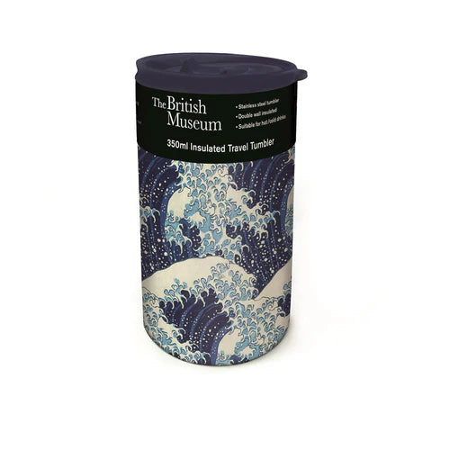 The British Museum Insulated Travel Tumbler - The Great Wave