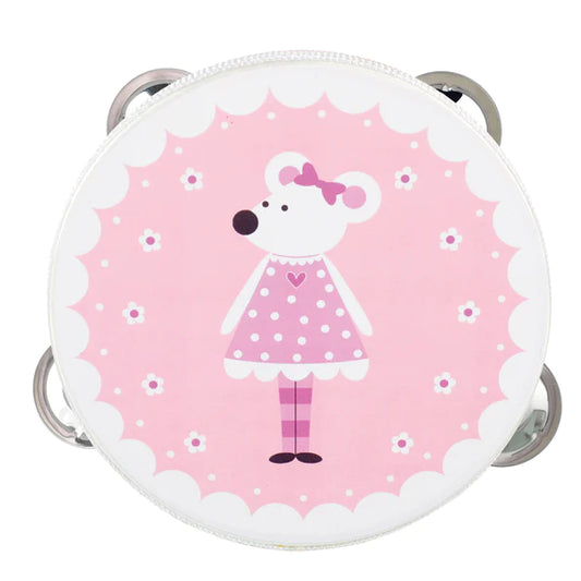 Pink Mouse Tambourine