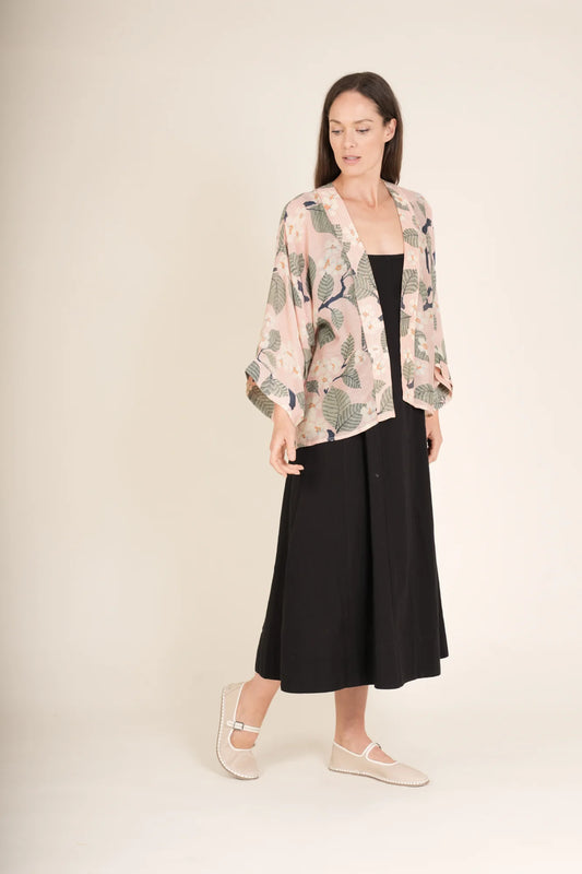 Tree Blossom Pink Kimono  - One Hundred Stars