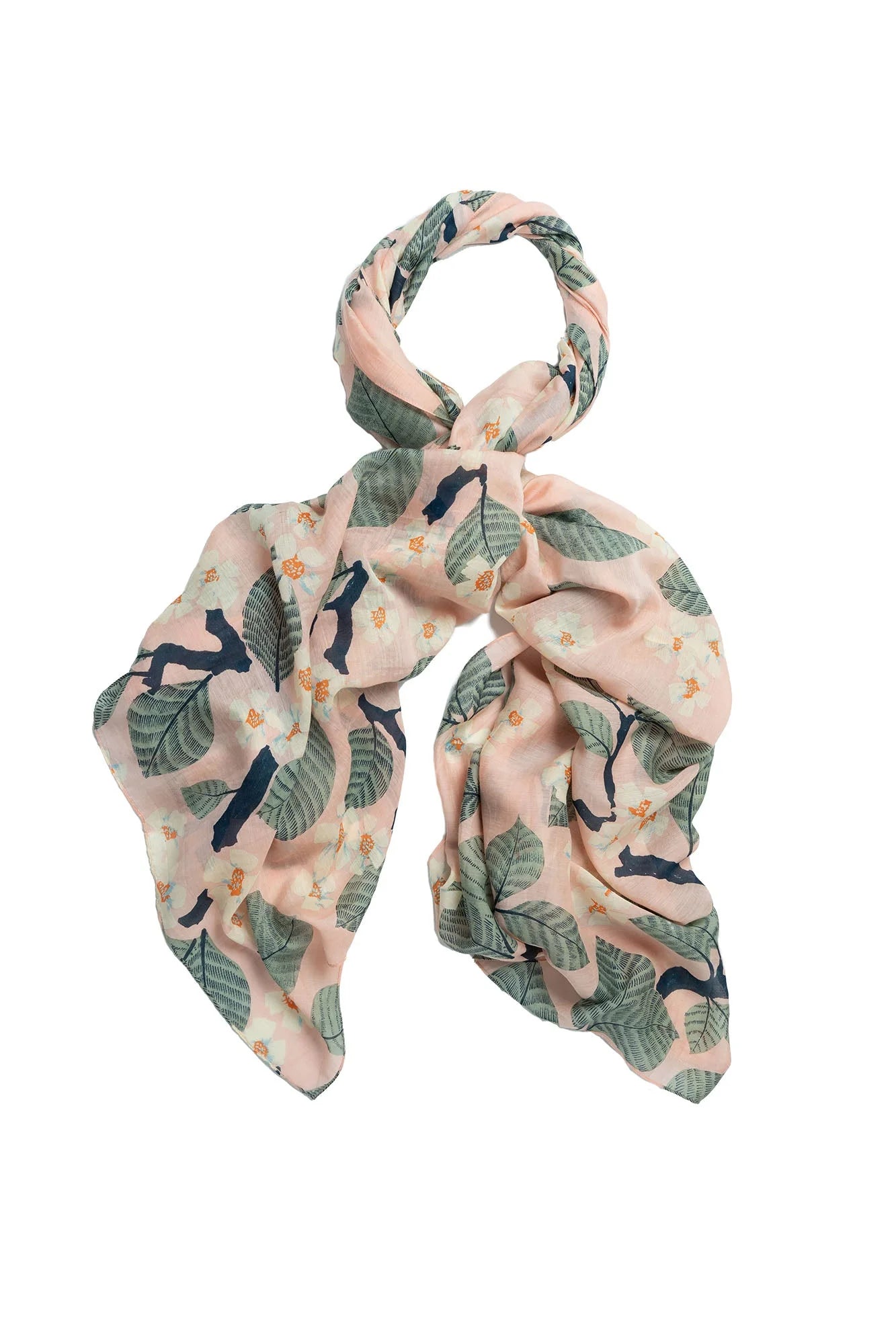 Tree Blossom Pink Scarf - One Hundred Stars