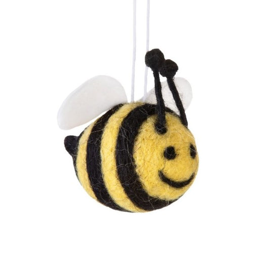 Bee Happy Felt Hanging Decoration