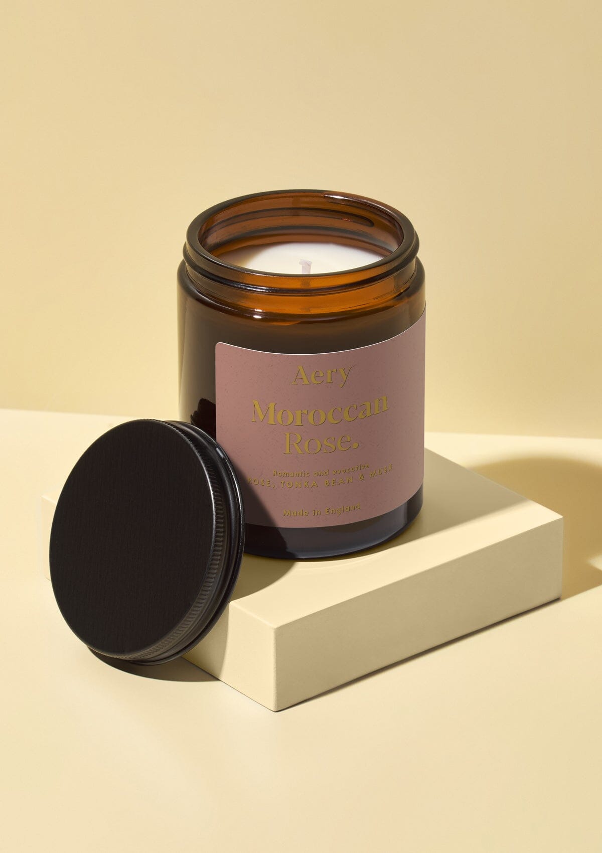 Aery Scented Jar Candle - Moroccan Rose