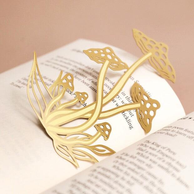 Mushroom Metal Bookmark