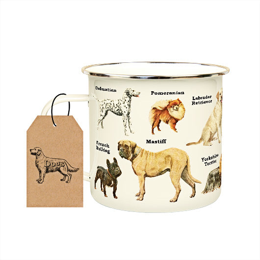 Dogs Enamel Mug