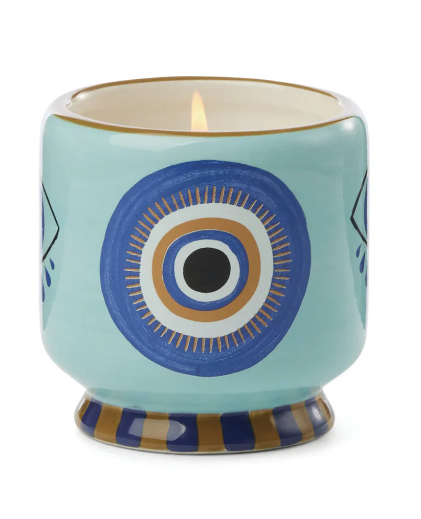 Paddywax Evil Eye Soy Wax Candle - Incense & Smoke