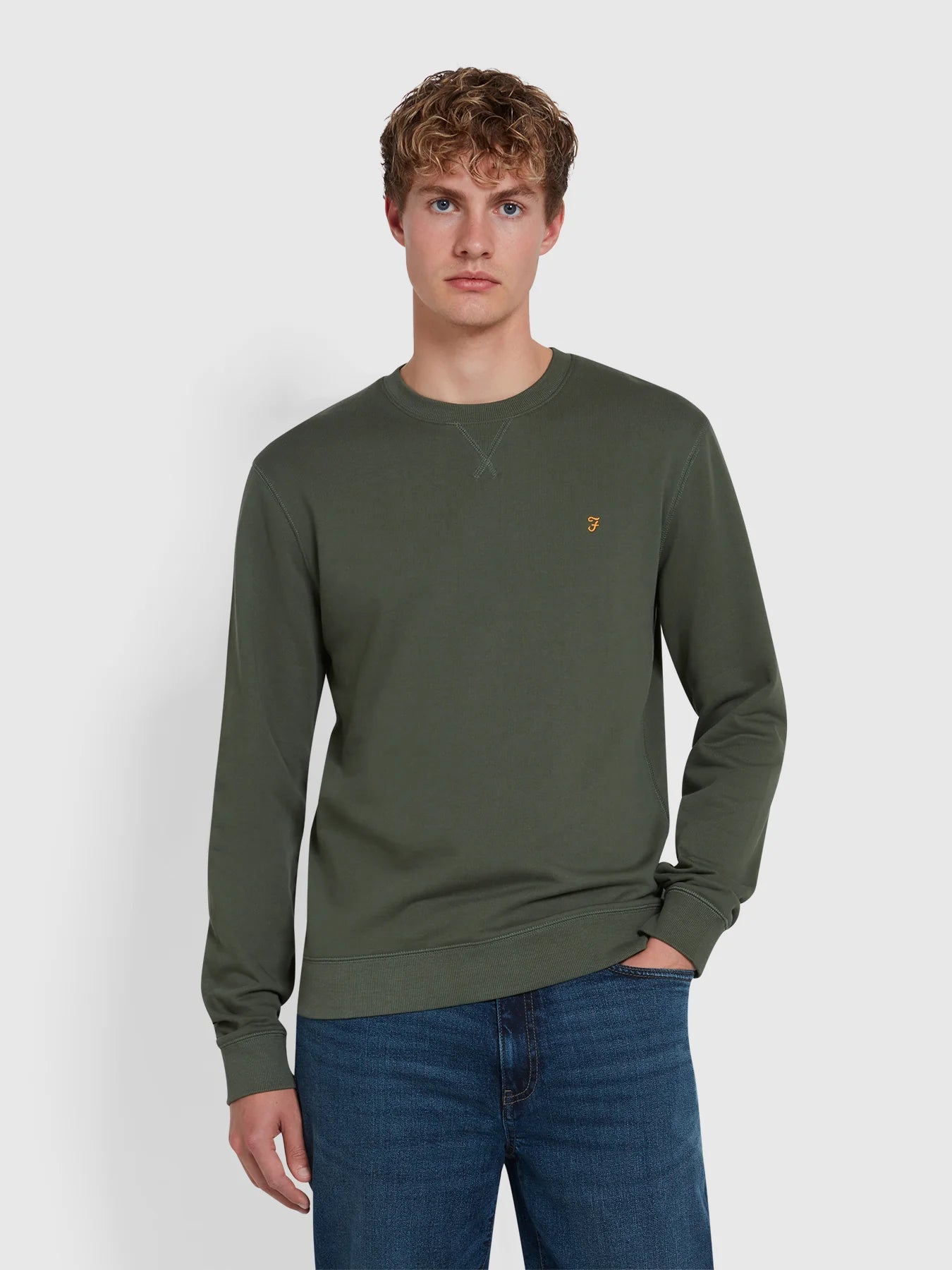 Tim New Crew Sweatshirt - Rosemary Green