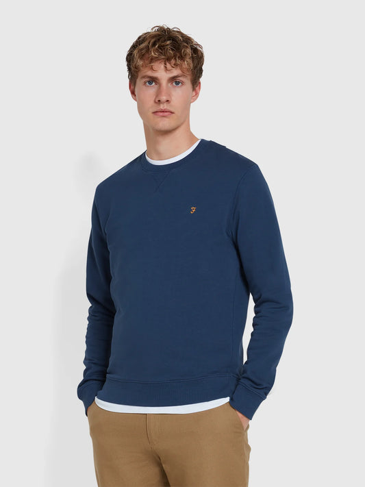 Tim New Crew Sweatshirt - Deep Blue