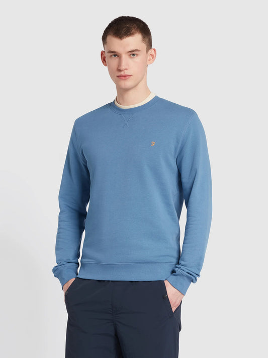 Tim New Crew Sweatshirt - Sheaf Blue