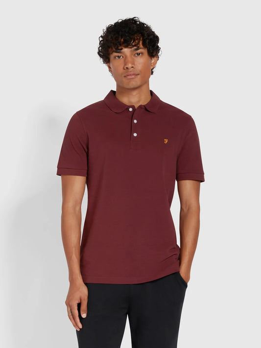 Blanes Polo Shirt - Burgundy