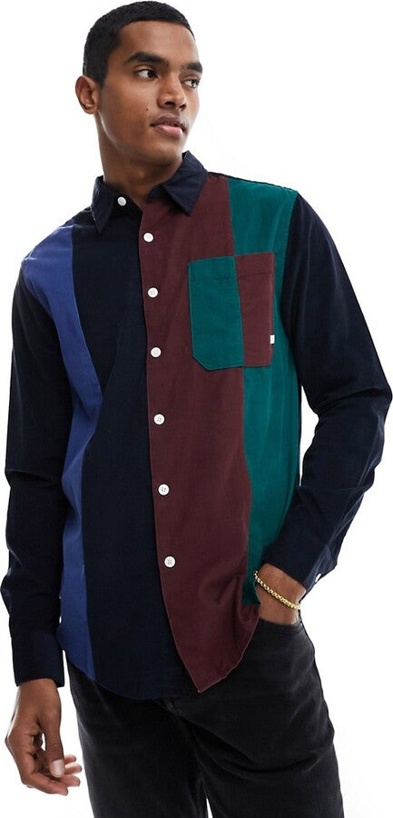 Panino Cord Long Sleeve Shirt - Multicolour