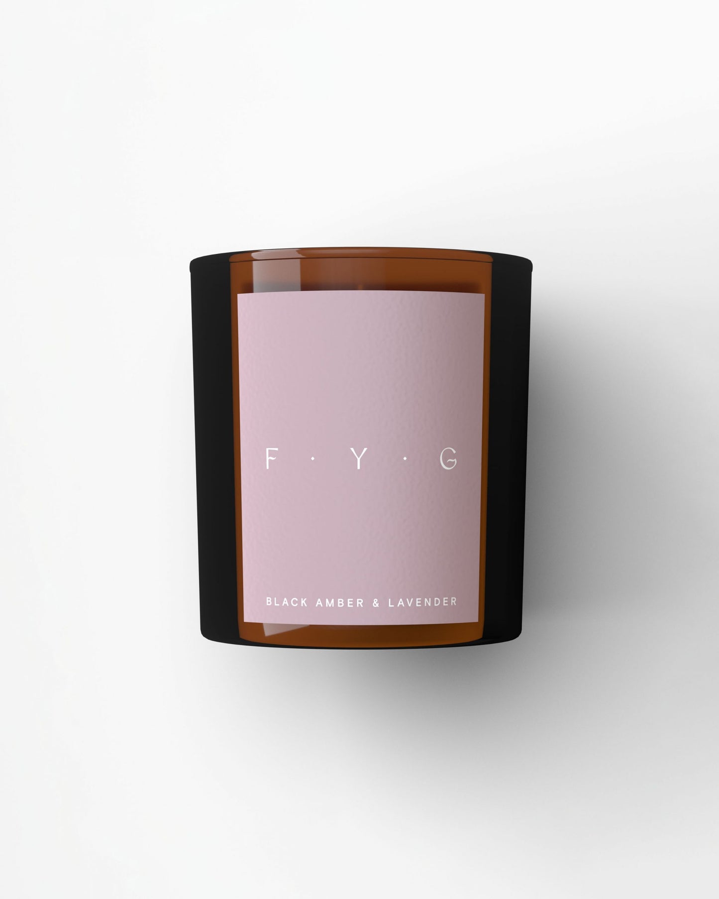 FYG Black Amber & Lavender Candle