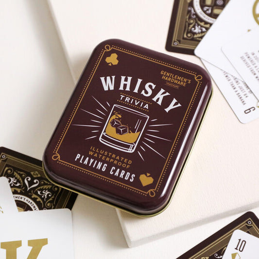 Gentlemen's Hardware Whisky Trivia Cards