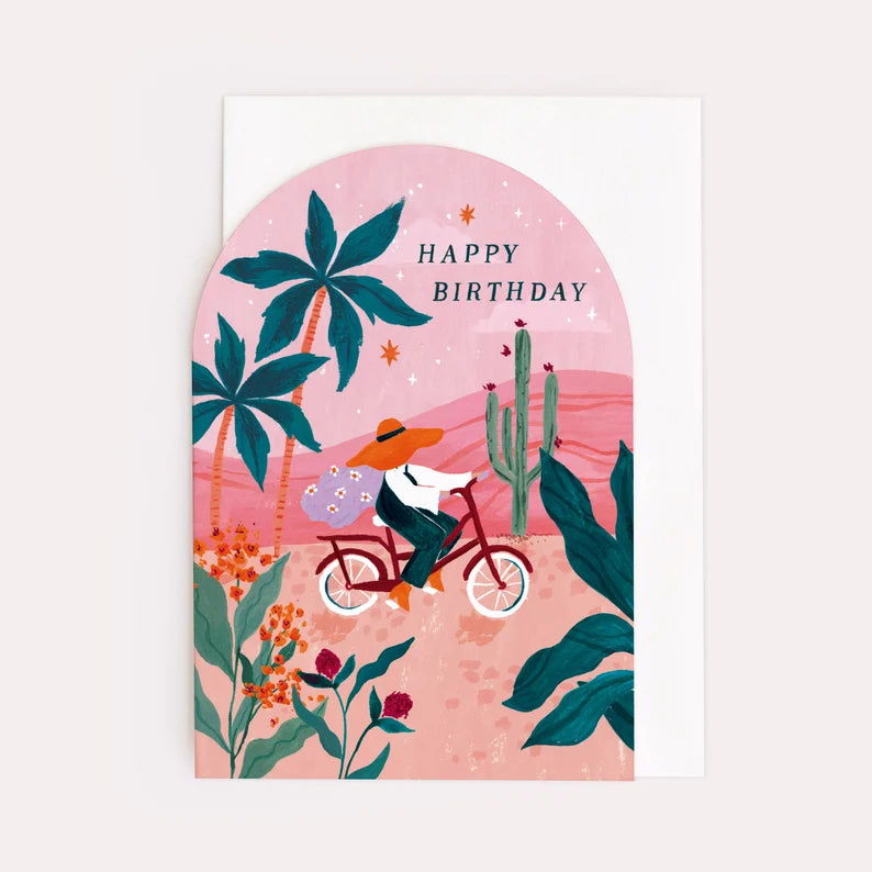 Sunset Birthday Card