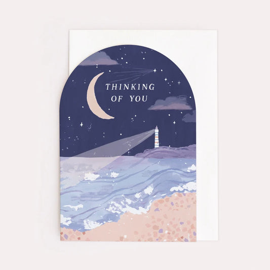 Thinking of You Lighthouse Sympathy Card