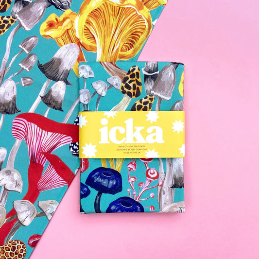 Icka Mushroom Tea Towel