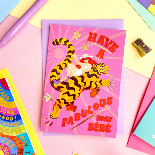 Fabulous Birthday Bebe Card