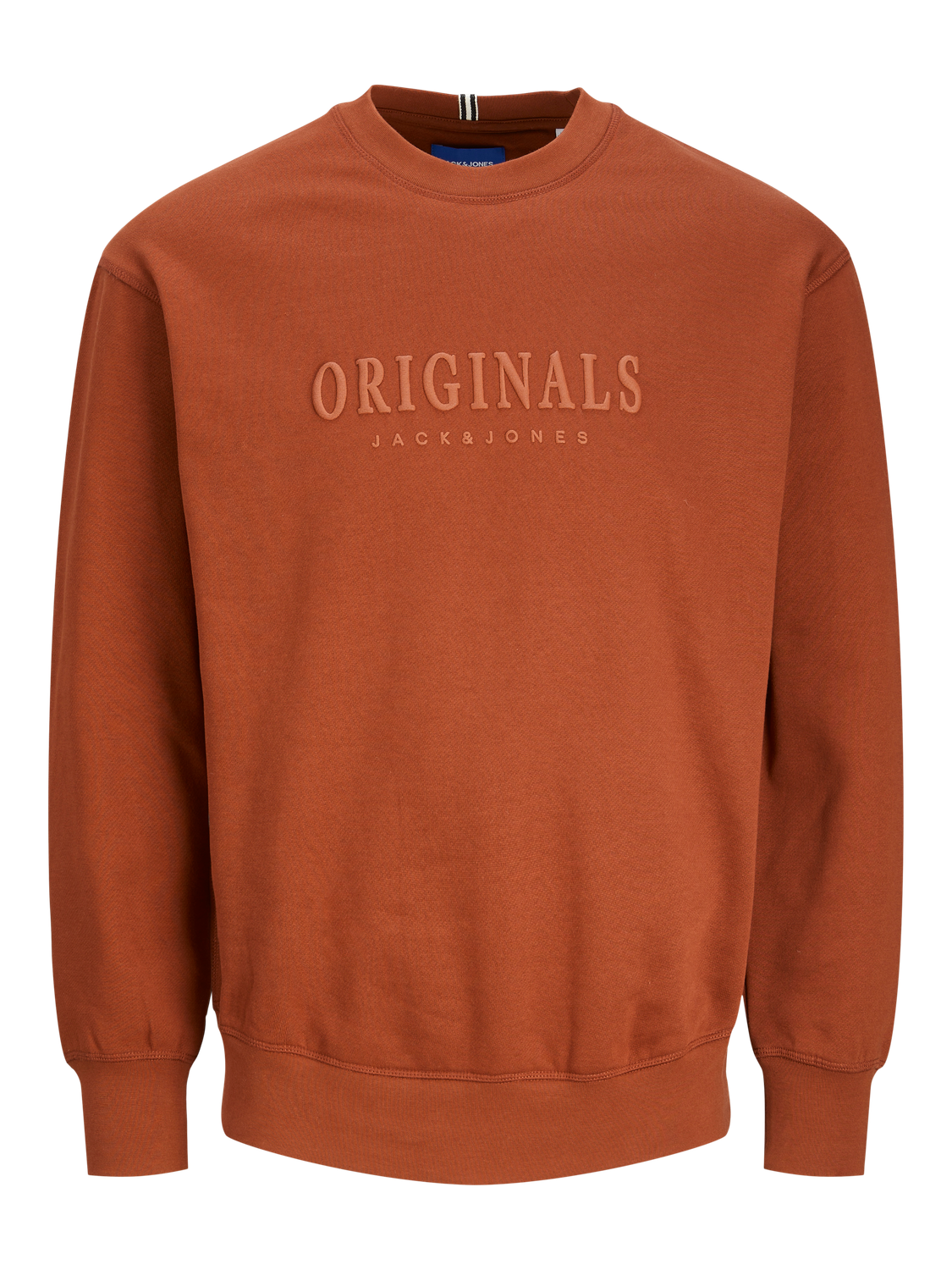 Jack & Jones Frederik Printed Sweater - Brandy Brown