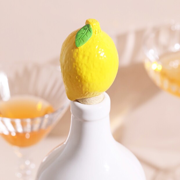 Lemon Bottle Stopper