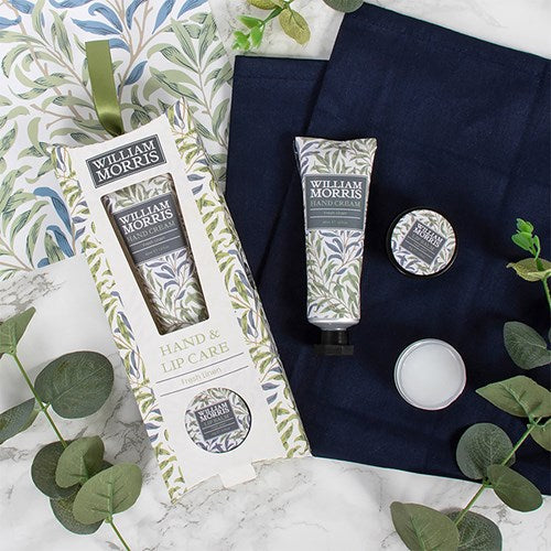 William Morris Hand & Lip Care Set - Fresh Linen