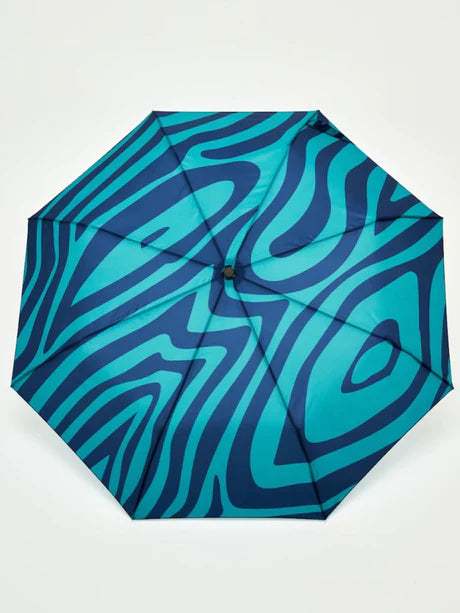 Original Duckhead Compact Umbrella - Blue Swirl