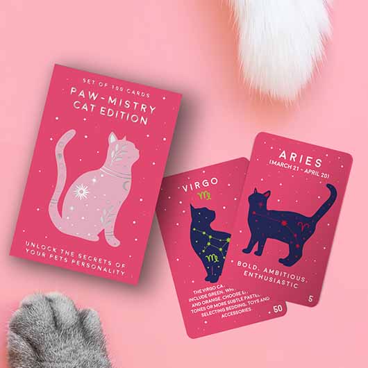 Paw-Mistry Cat Cards