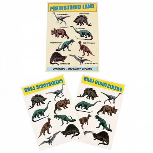 Prehistoric Land Temporary Tattoos