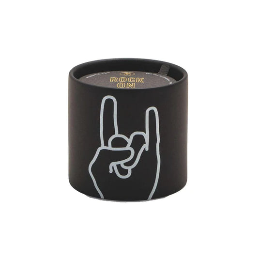 Rock On Leather & Oakmoss Candle