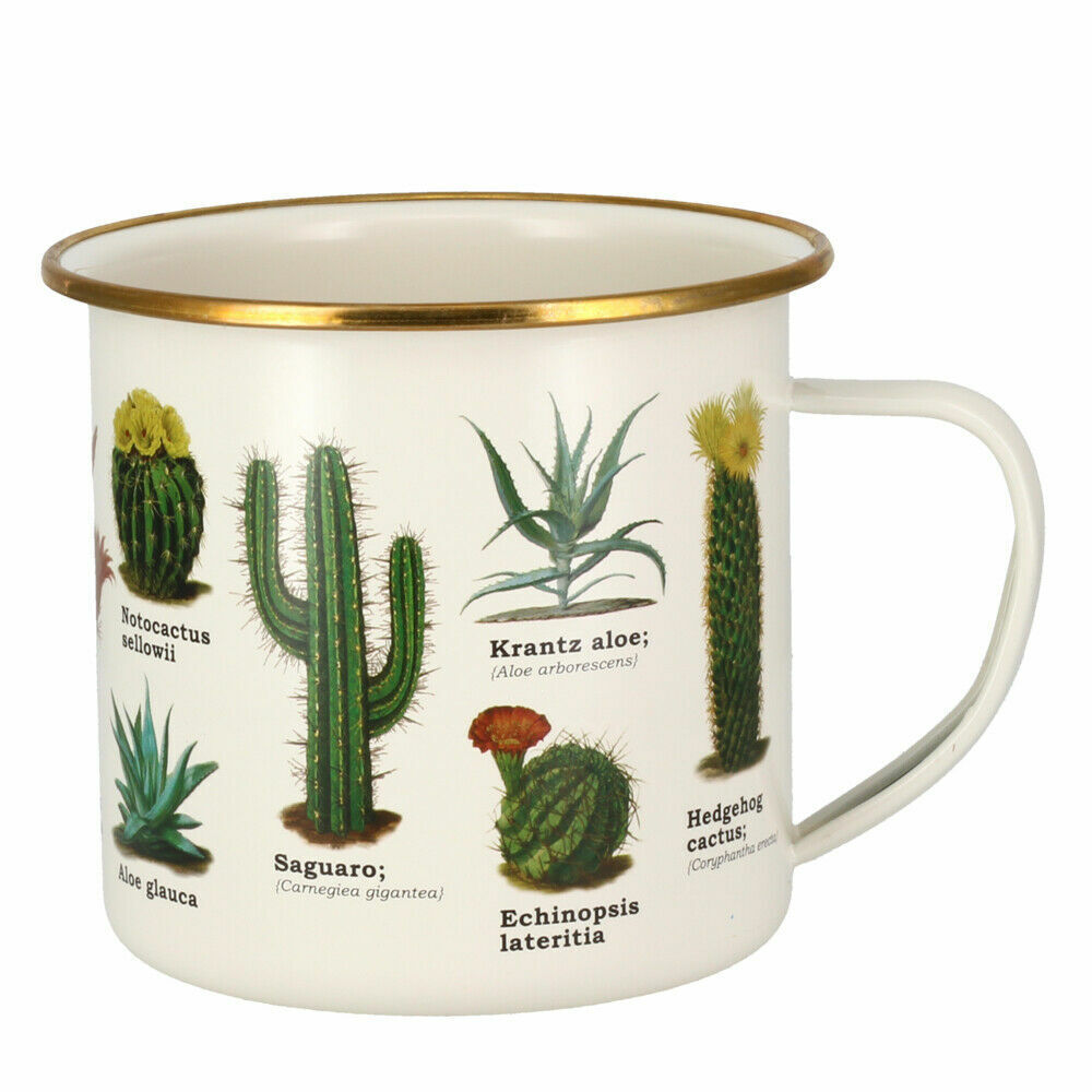 Cacti Enamel Mug