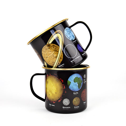 Space Enamel Mug