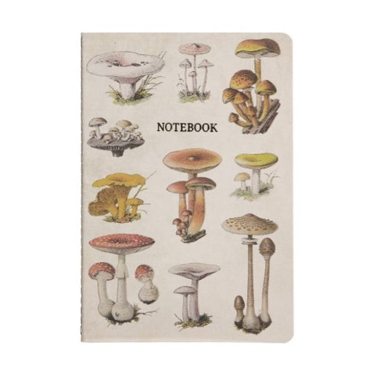 Vintage Mushrooms A5 Notebook