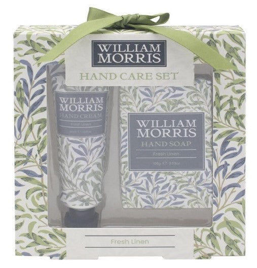 William Morris Hand Soap & Hand Cream Set - Fresh Linen