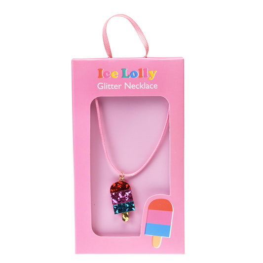 Ice Lolly Glitter Necklace