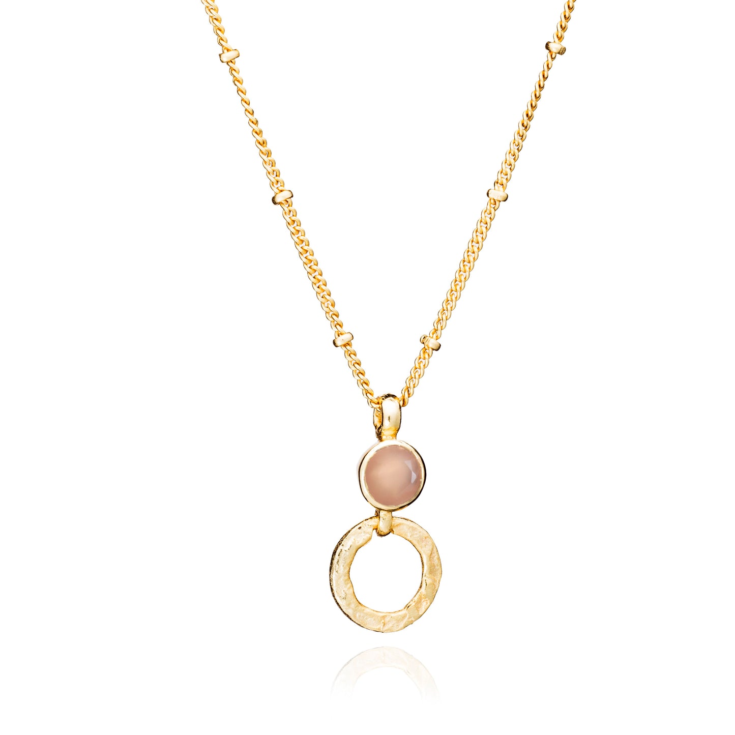 Azuni Larissa Gemstone Necklace Gold