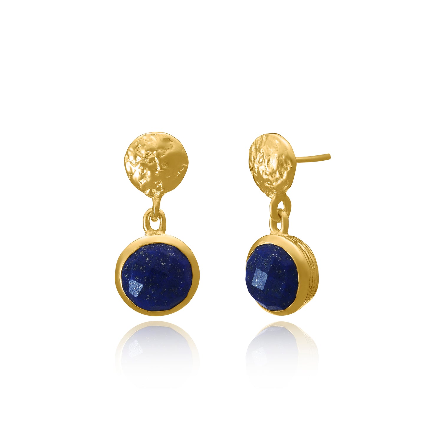 Azuni Nyla Gemstone Earrings Gold