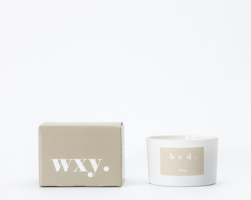 WXY Bed Small Candle - Warm Musk & Black Vanilla