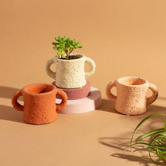 Mini handle planter brick