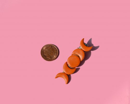 Terracotta Moon Phases Clay Hair Clip Sophie Filomena