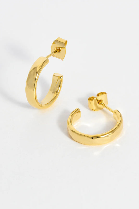 Estella Bartlett Textured Hoops Gold