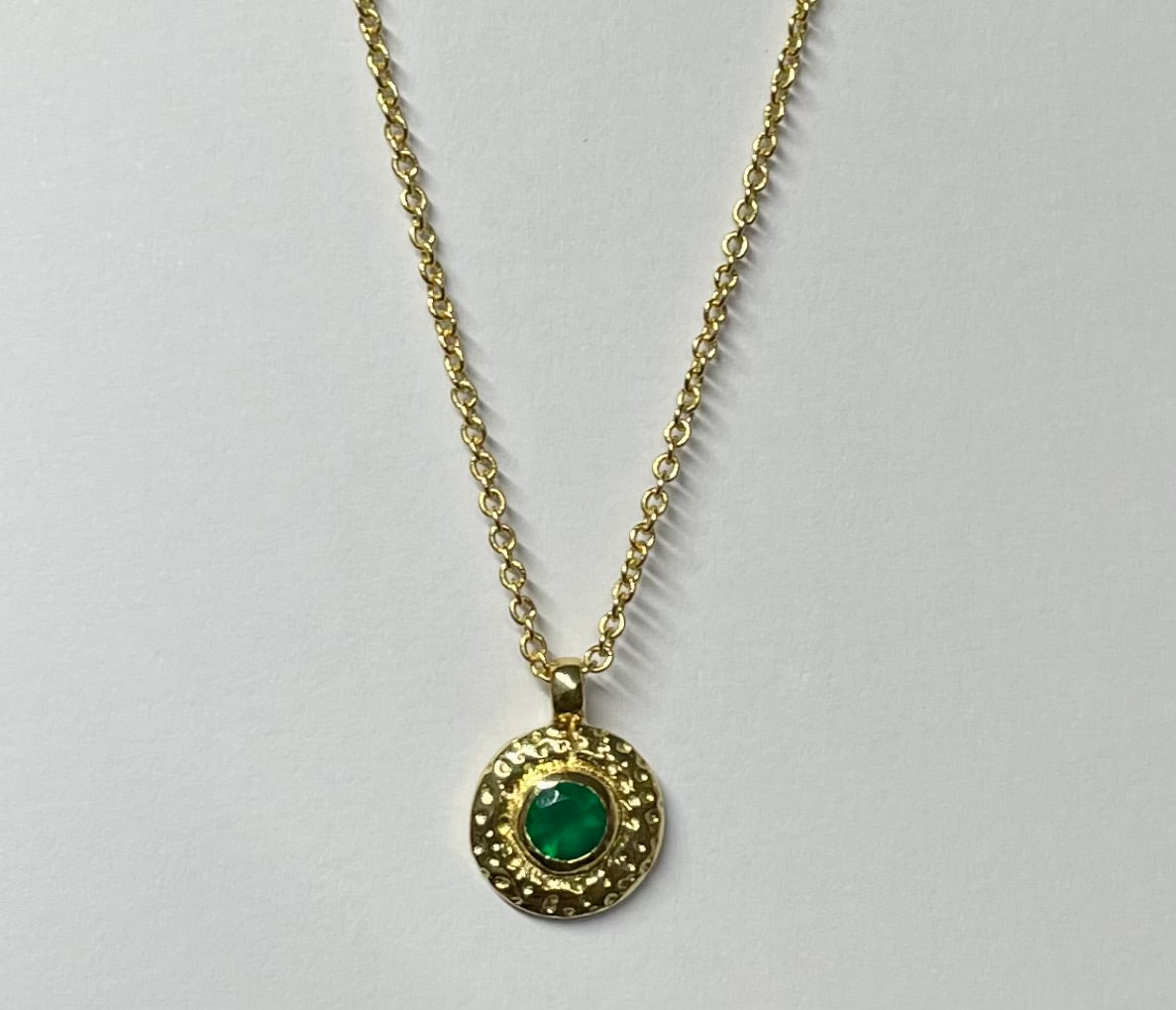 Azuni Luna Gemstone Necklace Gold