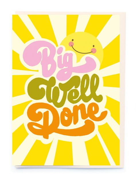 Big Well Done Card