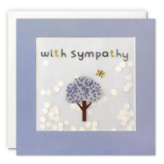 Sympathy Tree Paper Shakies Card