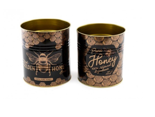 Bee Storage Tin - Set of 2